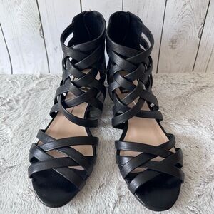 Dolce Vita Black Multi-Strap Gladiator Sandals